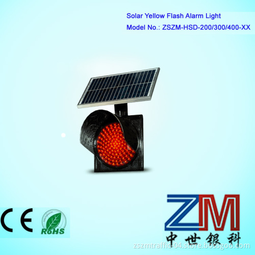 Good Selling LED Red Flashing Warning Light / Flashing Light with Solar Panels